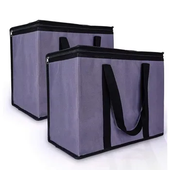 Non-Woven Zipper Grocery Cooler Tote