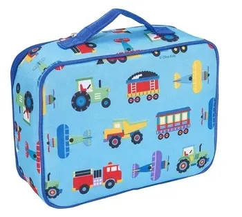 Custom Waterproof Insulated Blue PVC Lunch Cooler Bag