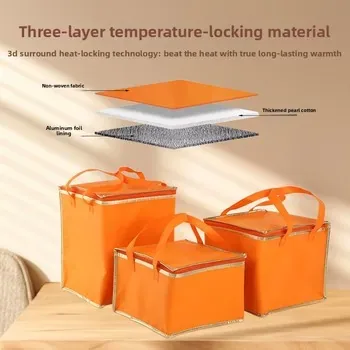Custom Non-Woven Food Delivery Cooler Bag