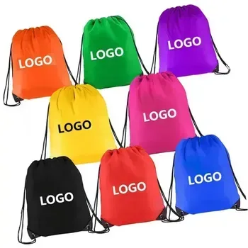 Custom Waterproof Drawstring Polyester Backpack ZG20240717M2
