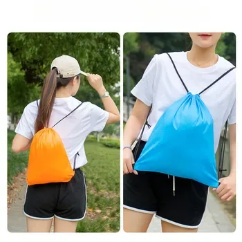 Custom Waterproof Drawstring Polyester Backpack ZG20240717M2