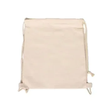 Custom Drawstring Natural Cotton Canvas Laundry Bag