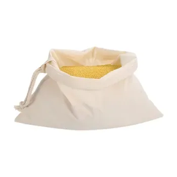 Custom Drawstring Cotton Produce Bag