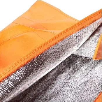 Non-Woven Zippered Lunch Cooler Tote