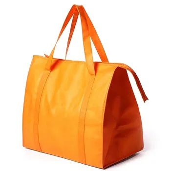 Non-Woven Zippered Lunch Cooler Tote