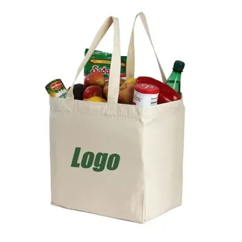 Foldable Cotton DIY Grocery Tote