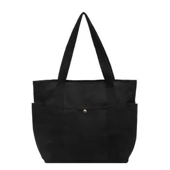 Custom Zippered Cotton Canvas Beach Tote