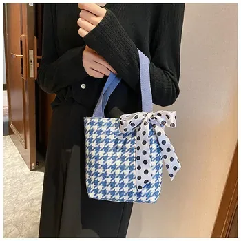 Custom Striped Canvas Shopping Tote ZG20241122M3