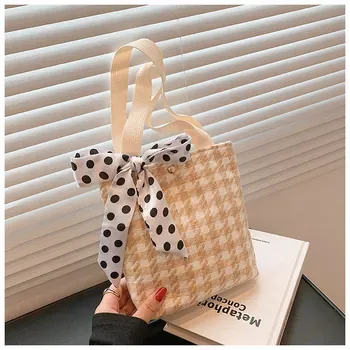 Custom Striped Canvas Shopping Tote ZG20241122M3