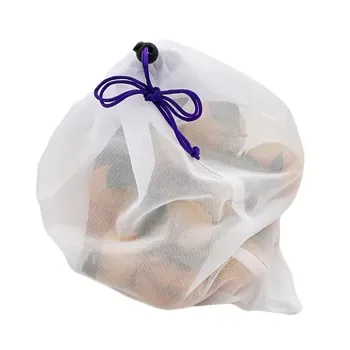 Custom Mesh Drawstring RPET Produce Bag