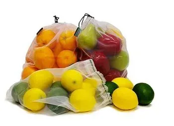 Custom Mesh Drawstring RPET Produce Bag