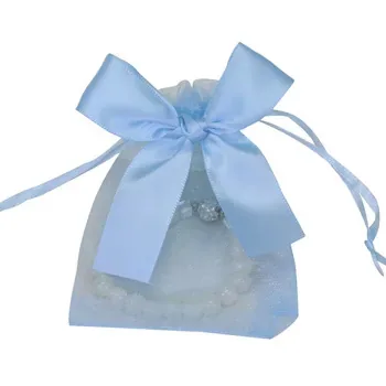 Custom Clear Canvas Drawstring Gift Bag