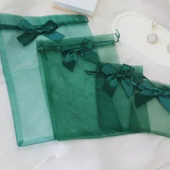 Custom Clear Canvas Drawstring Gift Bag