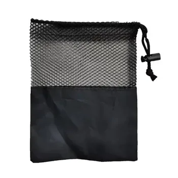 Polyester Mesh Sports Drawstring Bag 35x43cm