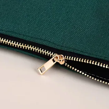 Custom Zippered Canvas Makeup Pouch 20240107c1