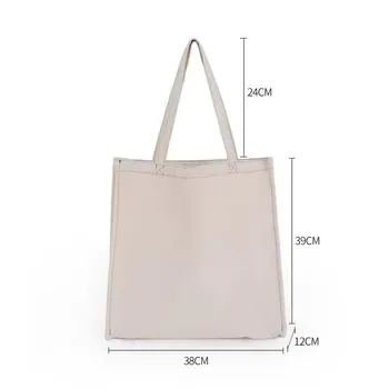 Heavy-Duty Canvas Storage Shoulder Tote