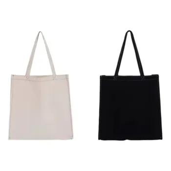 Heavy-Duty Canvas Storage Shoulder Tote