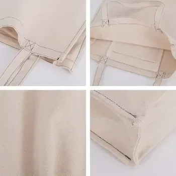 Heavy-Duty Canvas Storage Shoulder Tote