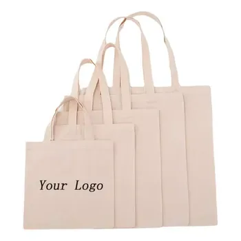 Custom White Cotton Canvas Shopping Tote ZG20241218M6