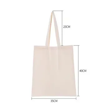 Custom White Cotton Canvas Shopping Tote ZG20241218M6