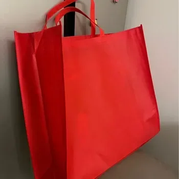 Custom Red Non-Woven Shopping Bag ZG20260127A17