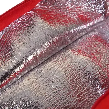 Custom Insulated Foil-Lined PVC Lunch Cooler Bag