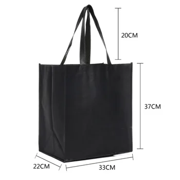 Wide-Gusset Non-Woven Shopping Bag