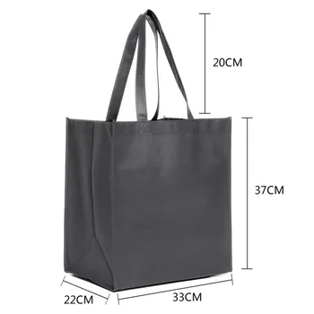 Wide-Gusset Non-Woven Shopping Bag