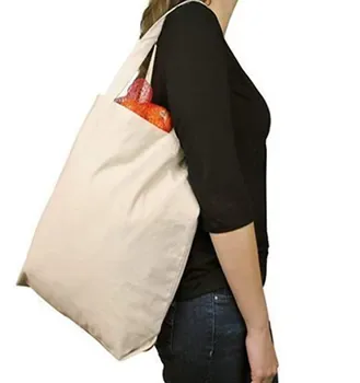 Custom Zippered Canvas Grocery Tote