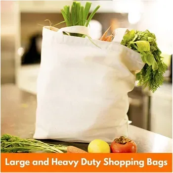 Custom Zippered Canvas Grocery Tote