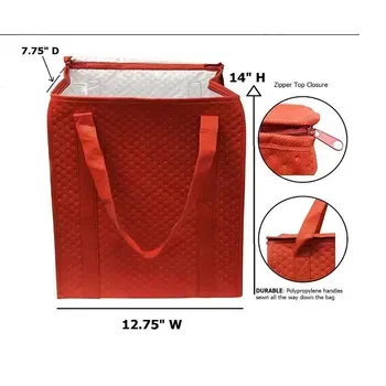 Large Non-Woven Fishing Lunch Cooler