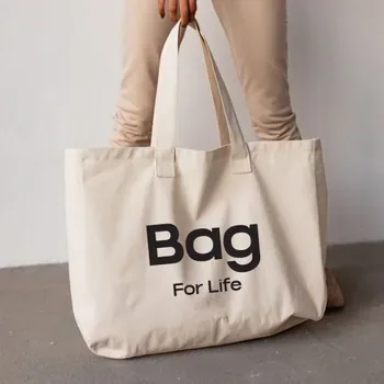 Oversize Cotton Weekend Beach Tote