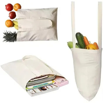 Custom Cotton Canvas Shopping Tote ZG20231215M3