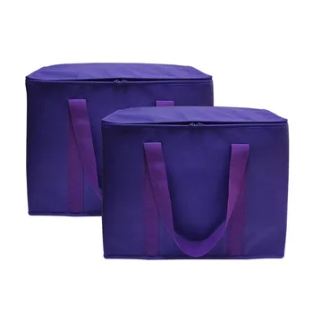 Purple Foldable Non-Woven Delivery Cooler