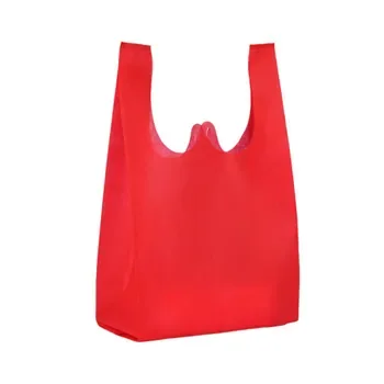 Picture-Print Non-Woven T-Shirt Grocery Bag