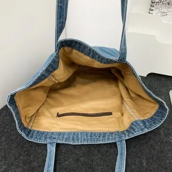 Custom Denim Shopping Bag ZG20250721A5