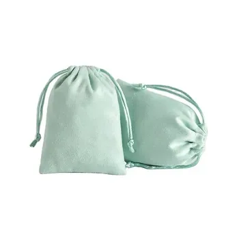 Custom Suede Drawstring Gift Bag