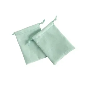 Custom Suede Drawstring Gift Bag