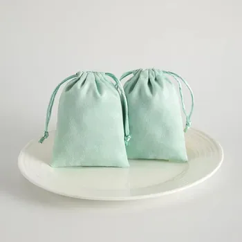 Custom Suede Drawstring Gift Bag