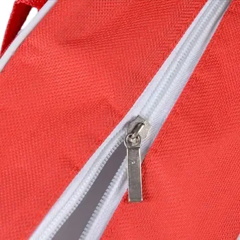 Custom Insulated Red 600D Lunch Cooler Bag ZG23082302