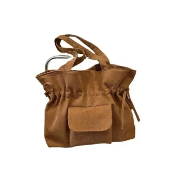 Custom Corduroy Shopping Bag ZG20260206A2
