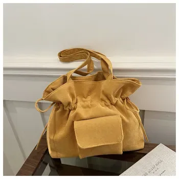 Custom Corduroy Shopping Bag ZG20260206A2