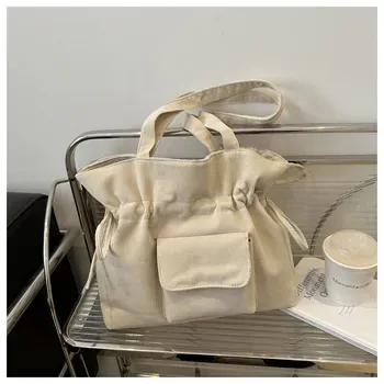 Custom Corduroy Shopping Bag ZG20260206A2
