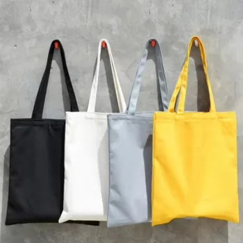 Multicolor 12oz Cotton Canvas Grocery Tote