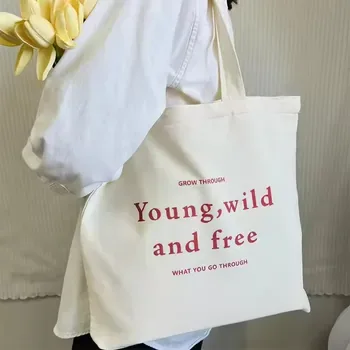 Custom Zippered Cotton Canvas Grocery Tote