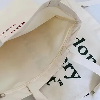 Custom Zippered Cotton Canvas Grocery Tote