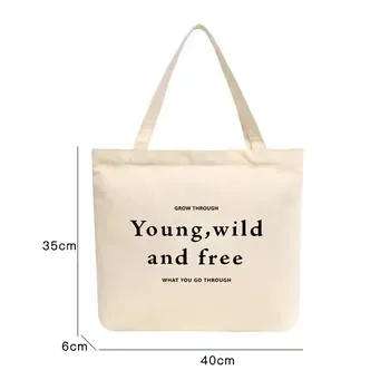 Custom Zippered Cotton Canvas Grocery Tote