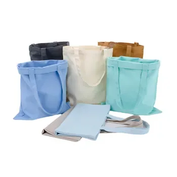Custom Foldable Cotton Canvas Beach Tote