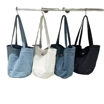 Custom Denim Shopping Tote ZG20250313A5
