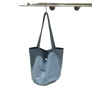 Custom Denim Shopping Tote ZG20250313A5
